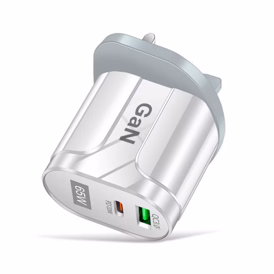 Pd33W QC33W Total 65W GaN Carregador USB de telefone super rápido