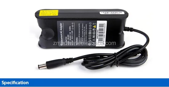 Adaptador de energia de 19,5 V 4,62 A 90 W de venda quente para laptop DELL